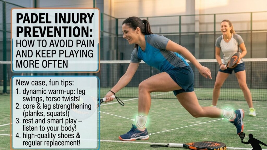 Padel injury prevention — how to avoid pain and keep playing more often