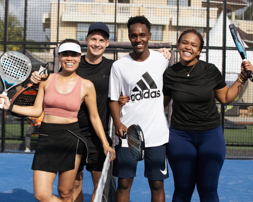 Padel tournament at Tanzanite Padel Club in Daressalam, Tanzania