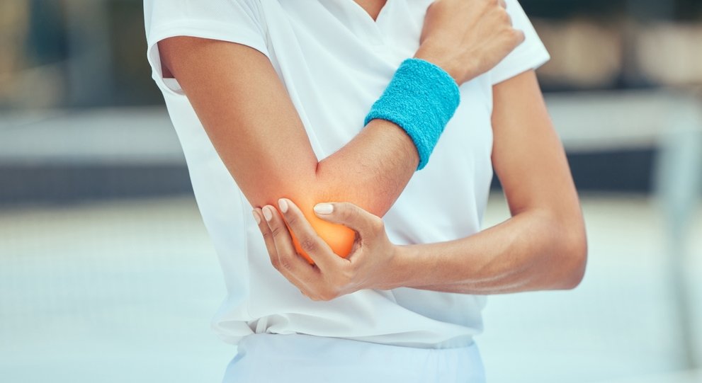 Padel Elbow injury location