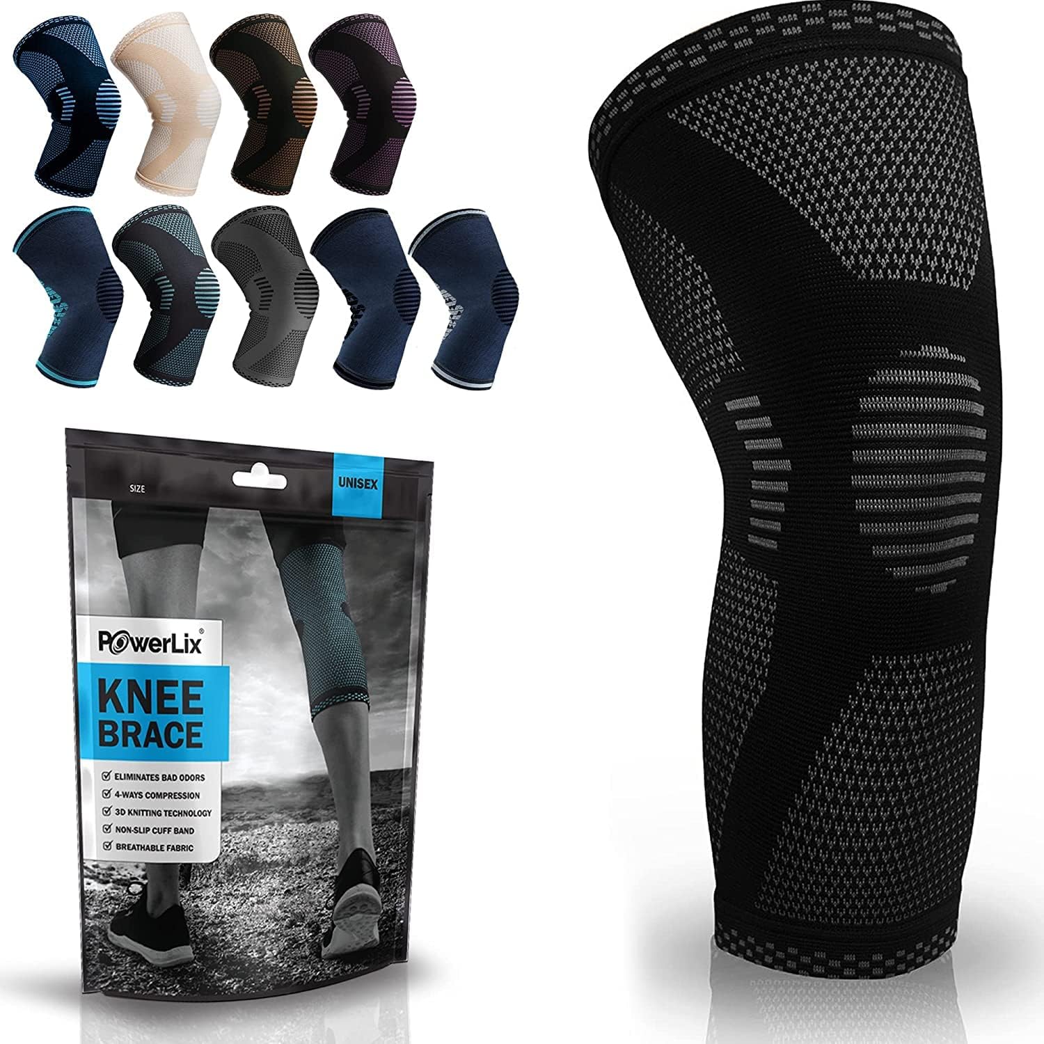 POWERLIX Athletic Knee Compression